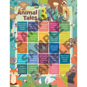 Animal Tales Bingo Activity Cards