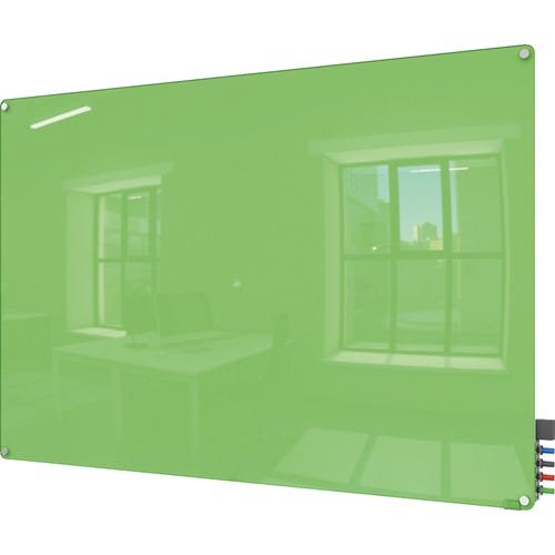 Ghent® Harmony Color Magnetic Glass Markerboards Green