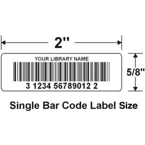 Digital Laser Bar Code Labels Single