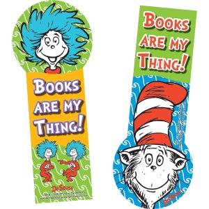 Demco® Upstart® Dr. Seuss™ Books Are My Thing Die-Cut Bookmarks