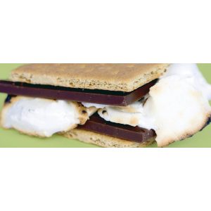 S'mores Scratch-and-sniff bookmarks