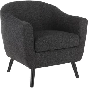 rockwell accent chair black