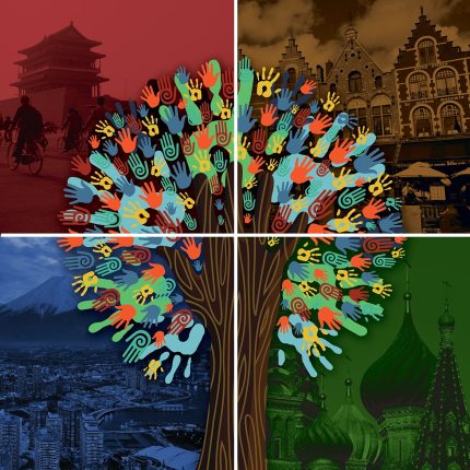 demco® canvas prints world tree series