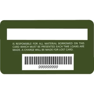 demco® custom teslin® patron id cards